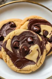 Chewy Chocolate Chip Marble Cookies - TheFab20s
