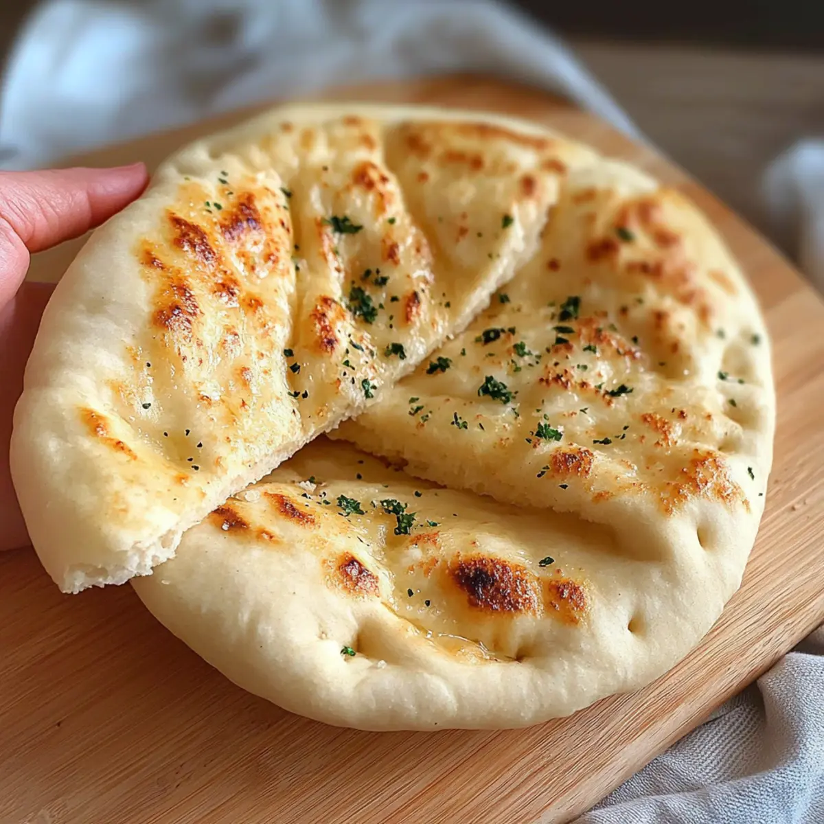 No- Knead Turkish Bread (No Oven) - Only 3 Ingredients (Bazlama)