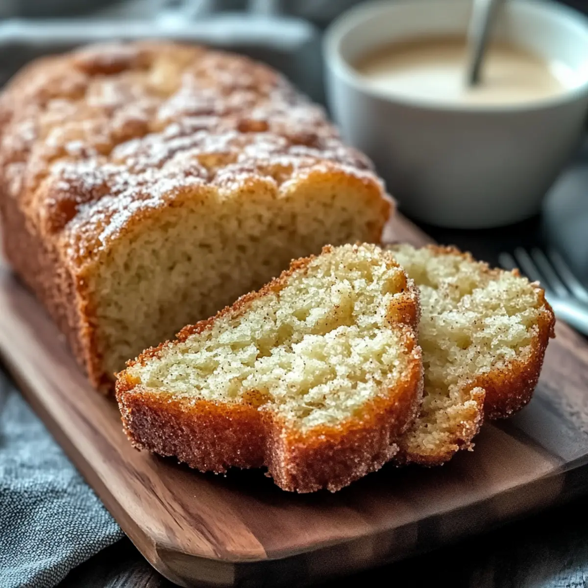 Irresistibly Easy Cinnamon Donut Bread Recipe – No Frying Needed 3
