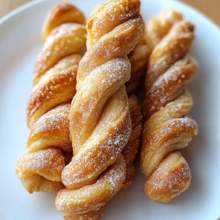 Sweet Cinnamon Twists Homemade Pastry
