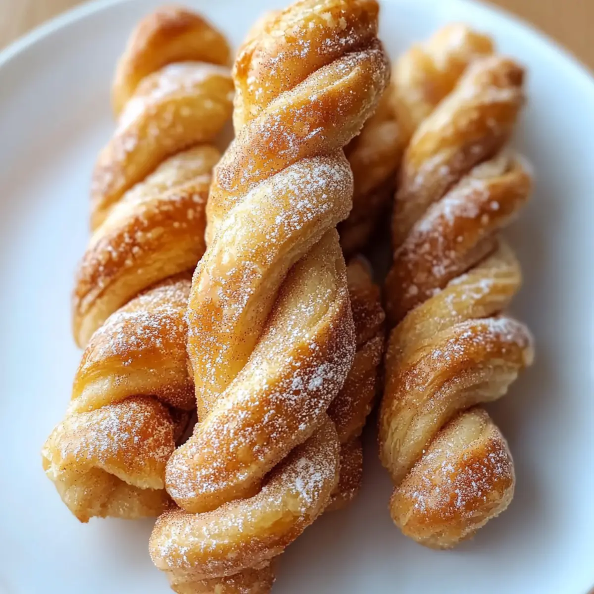 Sweet Cinnamon Twists Homemade Pastry