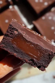 CHOCOLATE GANACHE BROWNIES