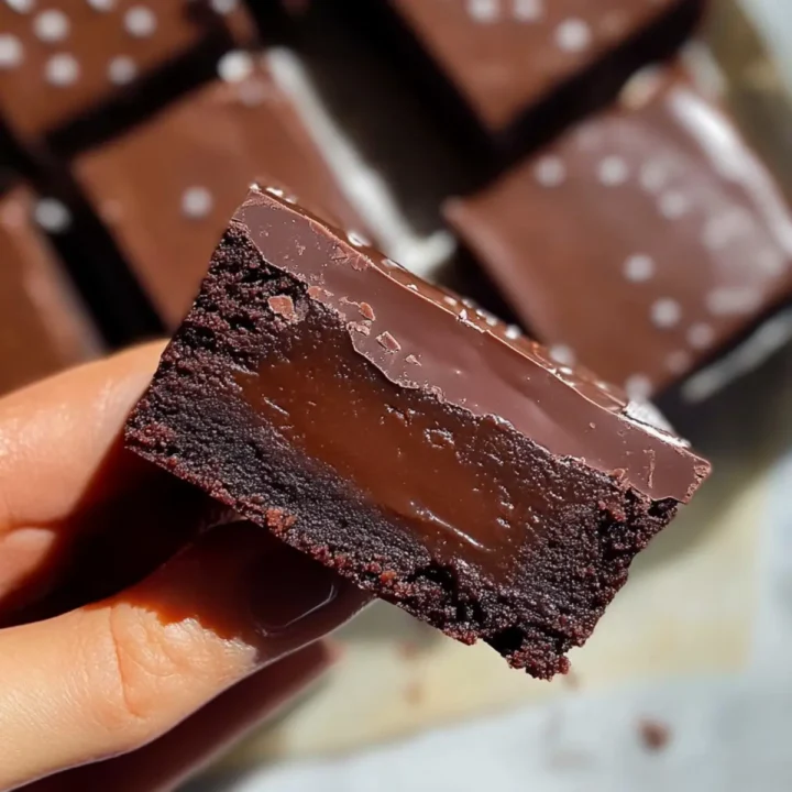 CHOCOLATE GANACHE BROWNIES